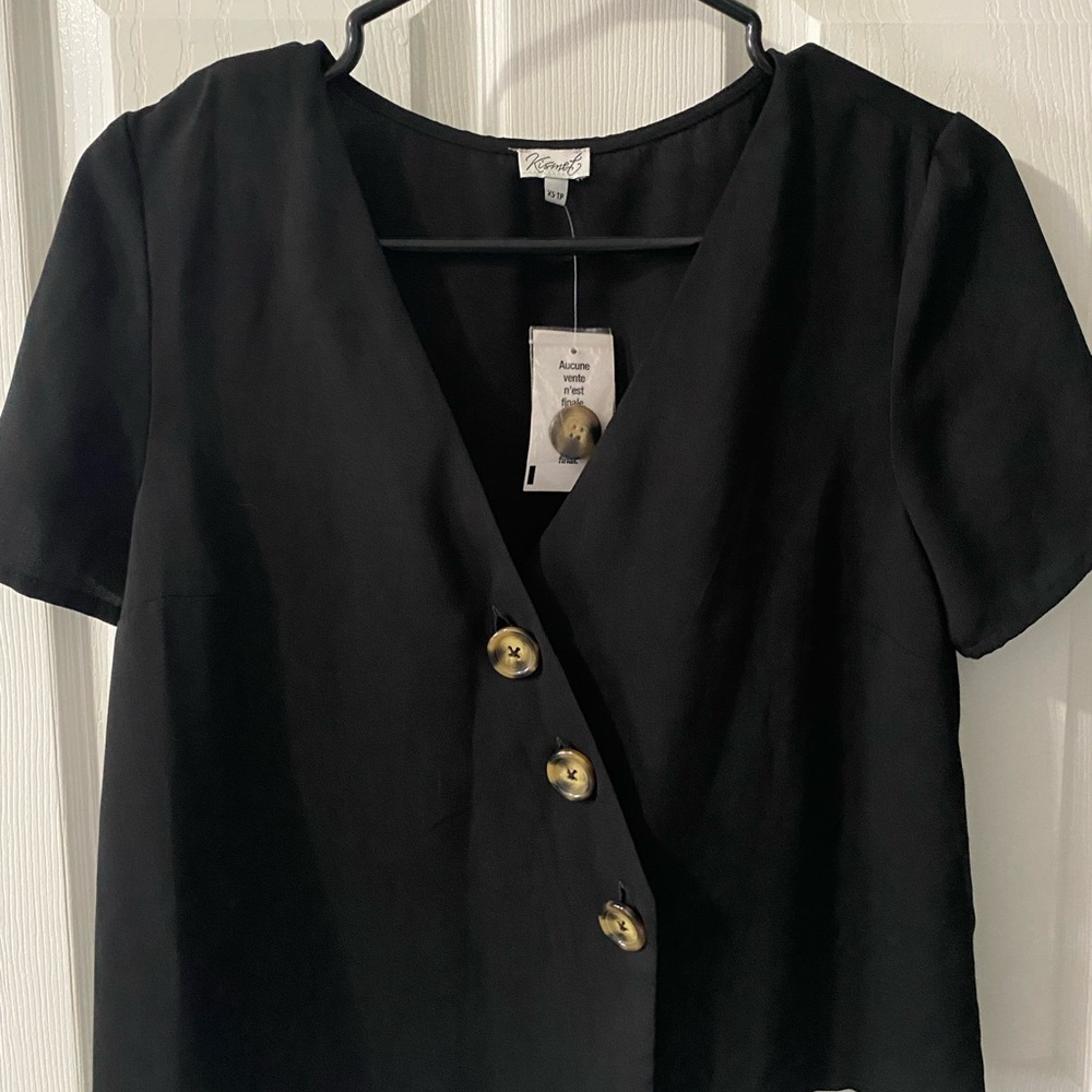 Kismet black Button-Up Women's Top